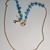 Аксессуары handmade. Livemaster - original item Chains for glasses: turquoise. Handmade.