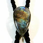 Аксессуары handmade. Livemaster - original item BOLO TIE WITH STONE (LABRADORITE) 