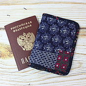 Сумки и аксессуары handmade. Livemaster - original item Passport cover: Passport cover, fabric, quilted. Handmade.