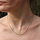 Заказать Цепочка из латуни мелкое звено, 40см. Aleksandra Kogan. Ярмарка Мастеров. . Фурнитура Фото №3