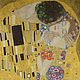 Order Leather woman yellow brown artistic handbag Klimt The Kiss. Leather  Art  Phantasy. Livemaster. . Classic Bag Фото №3
