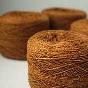 Материалы для творчества handmade. Livemaster - original item Mustard yarn extra soft lamb wool, 50g/425m. Handmade.