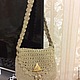 Knitted handbag with tassels-jute. Classic Bag. Ekostil. Online shopping on My Livemaster.  Фото №2