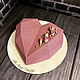 Муссовый торт «Гранённое сердце», Кулинарные сувениры, Санкт-Петербург,  Фото №1