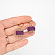 Lilac Bead Earrings. Earrings. Handmade by Svetlana Sin. My Livemaster. Фото №5
