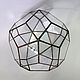Order Round florarium 'Sphere-dodecahedron' with copper faces. tiffanarium (Tiffanarium). Livemaster. . Florariums Фото №3