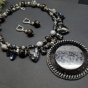 Украшения handmade. Livemaster - original item Jewelry set: necklace and earrings .. Handmade.