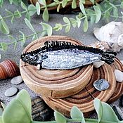 Украшения handmade. Livemaster - original item Brooch-pin: Fish 06. Handmade.