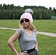 Woolen hat pink 'Sherbert', Caps, Moscow,  Фото №1