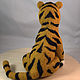 Order felt toy: Tiger. colorlight (colorlight). Livemaster. . Felted Toy Фото №3