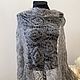 Downy tippet 'the Firebird', gray. Wraps. Shawl Masterpiece. Online shopping on My Livemaster.  Фото №2
