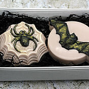 Косметика ручной работы handmade. Livemaster - original item Bat and Spider Soap Set. Handmade.