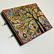 Notepad wood cover A4 "Colored dreams-4". Sketchbooks. EVAG vyzhiganie i zhivopis po derevu. Ярмарка Мастеров.  Фото №6