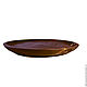 Order Wooden plate- tray made of cedar wood 330mm. T43. ART OF SIBERIA. Livemaster. . Plates Фото №3