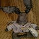 Кролик,Куклы:Хэллоуина. Чердачная кукла. mariknita. Интернет-магазин Ярмарка Мастеров.  Фото №2
