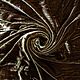 Бархат коричневый темный черный шоколадный шелковый (Франция). Ткани. AELITA. Интернет-магазин Ярмарка Мастеров.  Фото №2