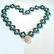 Necklace Turquoise with Rose Quartz. Necklace. Bijoudelice. Online shopping on My Livemaster.  Фото №2