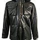 Men's leather jacket with padding. Mens outerwear. Lollypie - Modiste Cat. My Livemaster. Фото №5