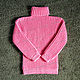 Women's knitted sweater, pink (No. №418), Sweaters, Nalchik,  Фото №1