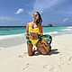 Купальник "Sea Shell bikini" желтый. Купальники. Vardanush. Ярмарка Мастеров.  Фото №8