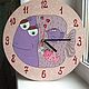 Wall clock Fish - mom. Watch as a gift. Watch. Clocks for Home (Julia). Online shopping on My Livemaster.  Фото №2