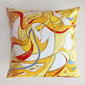 Для дома и интерьера handmade. Livemaster - original item Pillow: Art Pillow decorative devan 40h40. Handmade.