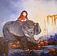 Слон и девочка картинки