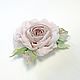 Brooch flower fabric chiffon rose ' More tender than tender'. Brooches. fioridellavita. My Livemaster. Фото №4