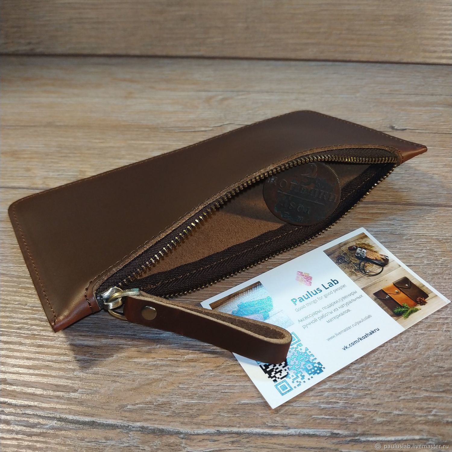 Кошелёк - чехол для телефона кожаный – купить онлайн на Ярмарке ...