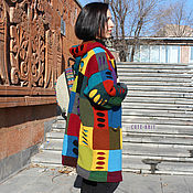 Одежда handmade. Livemaster - original item Women`s long cardigan with a hood. Handmade.