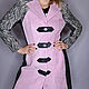 Cloaks: Pink suede raincoat, Raincoats and Trench Coats, Pushkino,  Фото №1