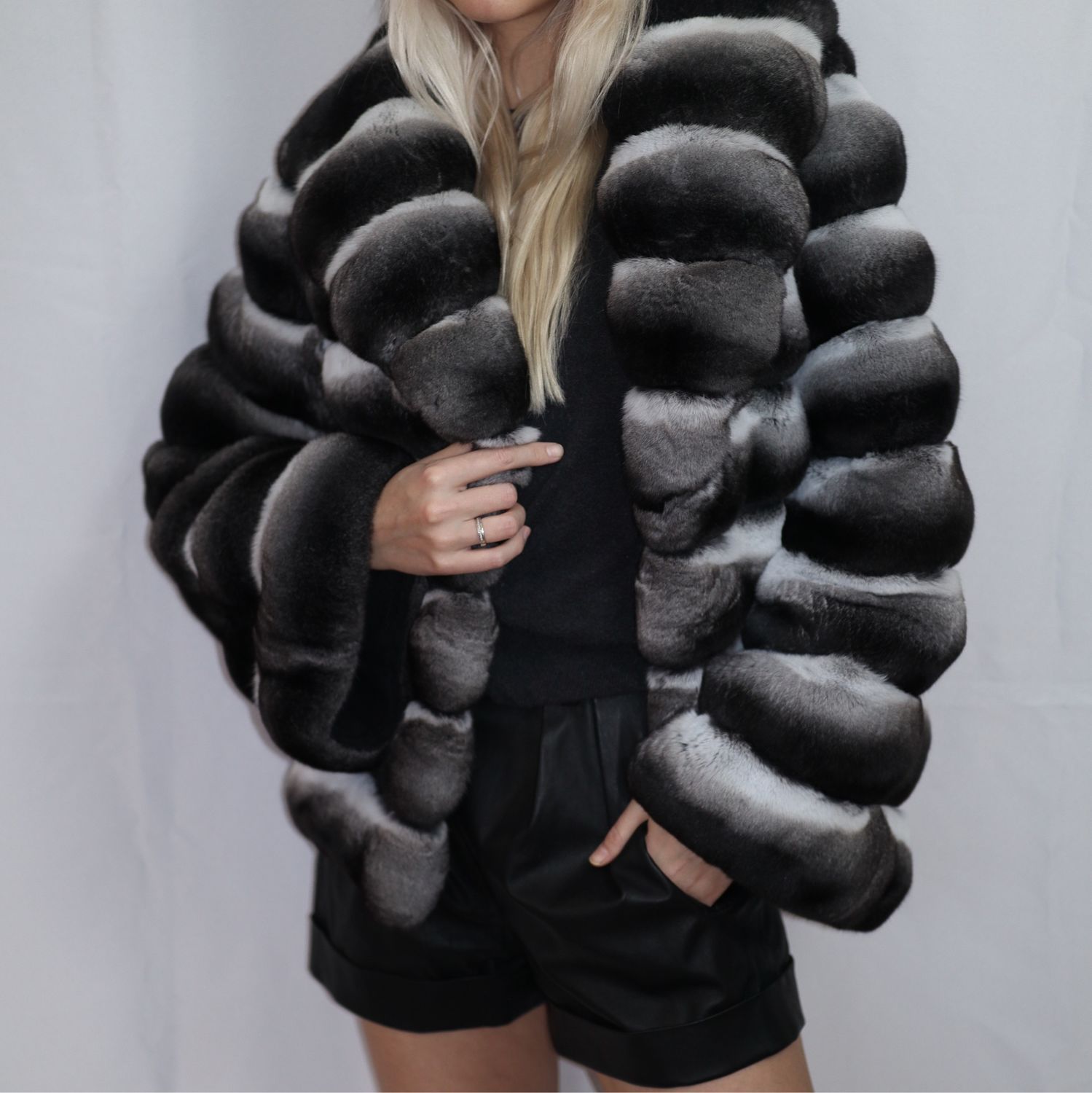 Шуба из шиншиллы купить в интернет-магазине Ярмарка Мастеров по цене ...