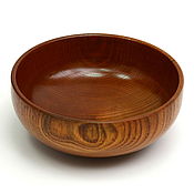 Посуда handmade. Livemaster - original item Wooden unabi D20 plate. Salad bowl made of wood. Art.2132. Handmade.