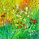 Oil painting wild flowers. Wild flowers in oil. Pictures. Zabaikalie. Online shopping on My Livemaster.  Фото №2