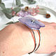 Resin Bracelet with Real Hydrangea Flower Eco Style Boho Bracelet. Hard bracelet. WonderLand. My Livemaster. Фото №5