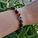 Amulet Bracelet with Tiger Falcon Bull's Eye and Eye Agate. Amulet. milo-svehi-mag (milo-svehi-mag). Online shopping on My Livemaster.  Фото №2