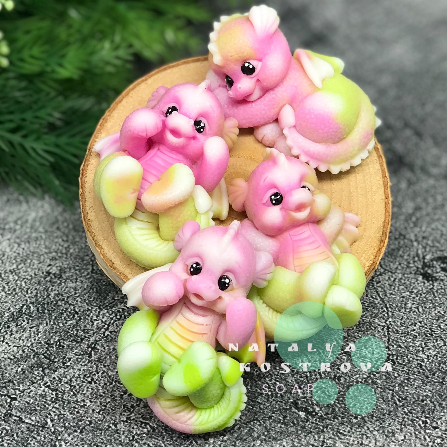 Мини дракончик символ 2024 года. Мыло сувенирное ручной работы в ...
