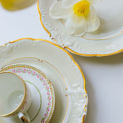 Посуда handmade. Livemaster - original item Vintage porcelain plates KPM Poland. Handmade.
