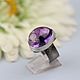 Ring with amethyst. Silver, Rings, Moscow,  Фото №1
