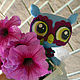 Bird amigurumi pattern. Crochet flower owl toy. Knitting patterns. InspiredCrochetToys. Online shopping on My Livemaster.  Фото №2