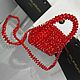 Bag of beads. Red Evening Crystal Mini Handbag. Classic Bag. Only_you_byElena. Online shopping on My Livemaster.  Фото №2