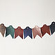 Garland flags made of leather 3.75m, Interior elements, St. Petersburg,  Фото №1