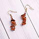 Copy of Copy of Copy of Copy of Copy of Beaded Earrings SDE1450740. Earrings. Kroshka Bizhu. Ярмарка Мастеров.  Фото №5