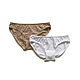 A set of cotton panties for every day White and Beige, Underpants, St. Petersburg,  Фото №1