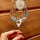 Набор бокалов для вина. 3D гравировка. Бокалы. GLASS-DECO. Интернет-магазин Ярмарка Мастеров.  Фото №2