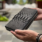 Сумки и аксессуары handmade. Livemaster - original item Dragon Python Leather Wallet. Handmade.