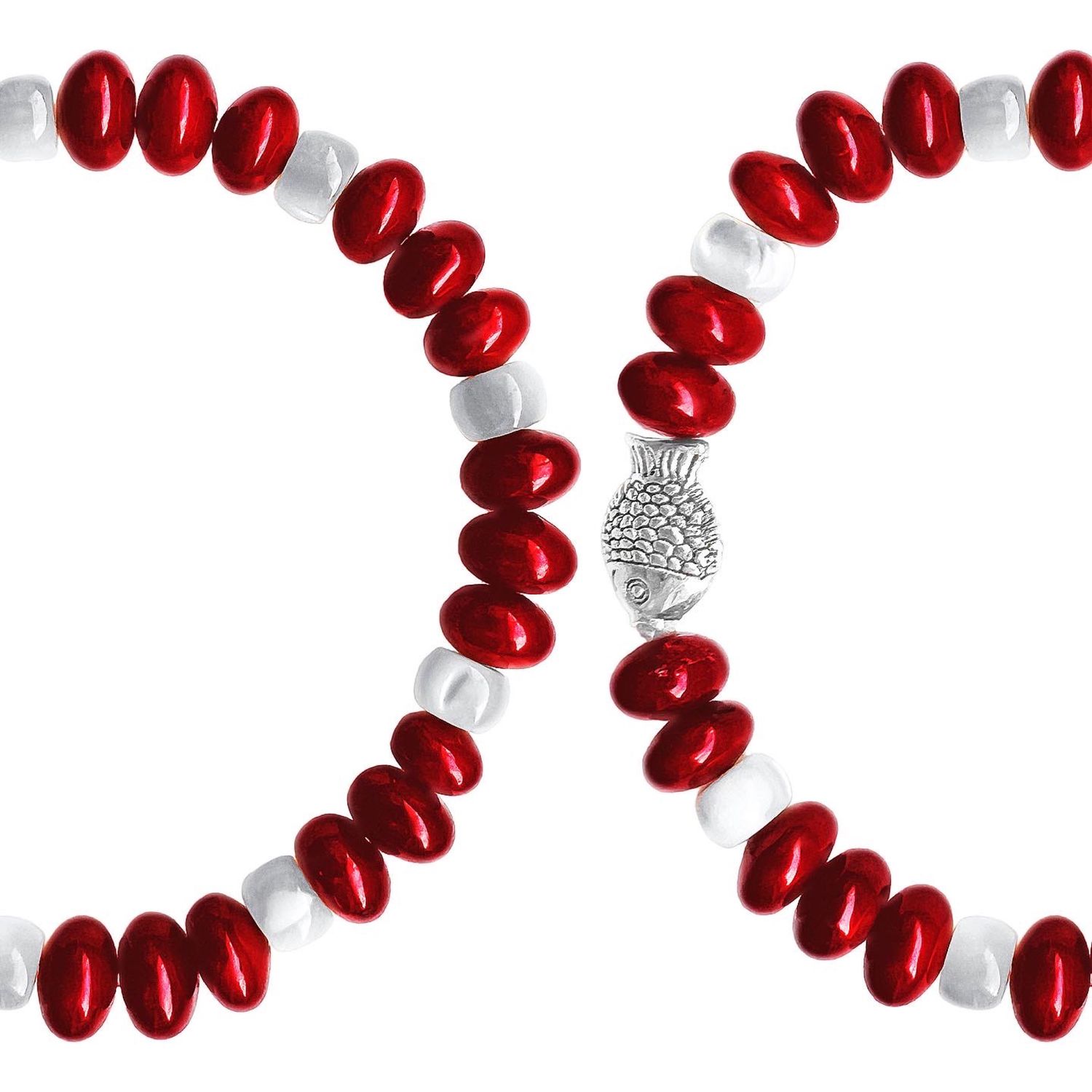 Браслет ручной работы «Не Золотая Рыбка» из натуральных камней в ...