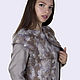 Vest eco-fur wool felt ' Gotland Lace'. Vests. magnificent felt (magnificentfelt). Online shopping on My Livemaster.  Фото №2