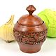 Wooden carved pot for bulk products. Jars. GoodWood. Online shopping on My Livemaster.  Фото №2