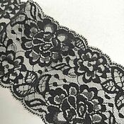 Материалы для творчества handmade. Livemaster - original item Lace: Black lace 10 cm. Handmade.
